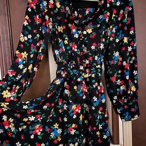 Kate Spade bright ditzy floral dress size 4